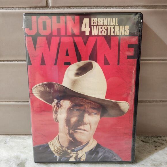 John Wayne 4 Essential Classic Western Movie Collection on DVD The Shootist NEW - Picture 1 of 6